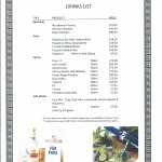 Drinks List V2